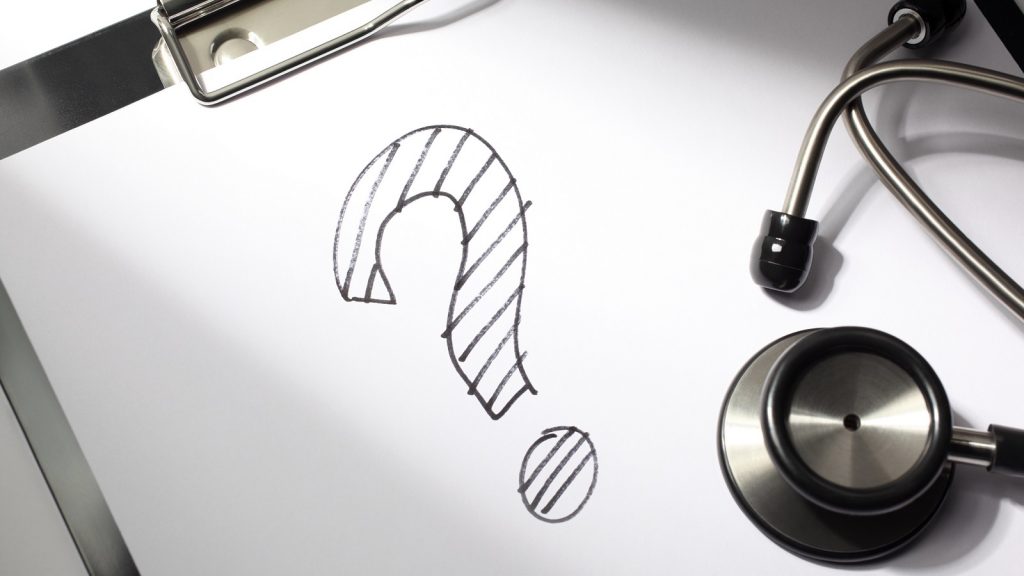 Question Mark in Marker on Clipboard