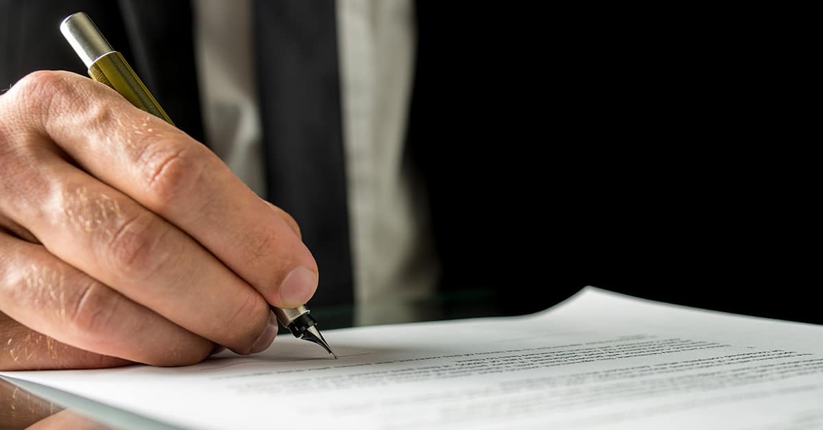 Escritura de testamento