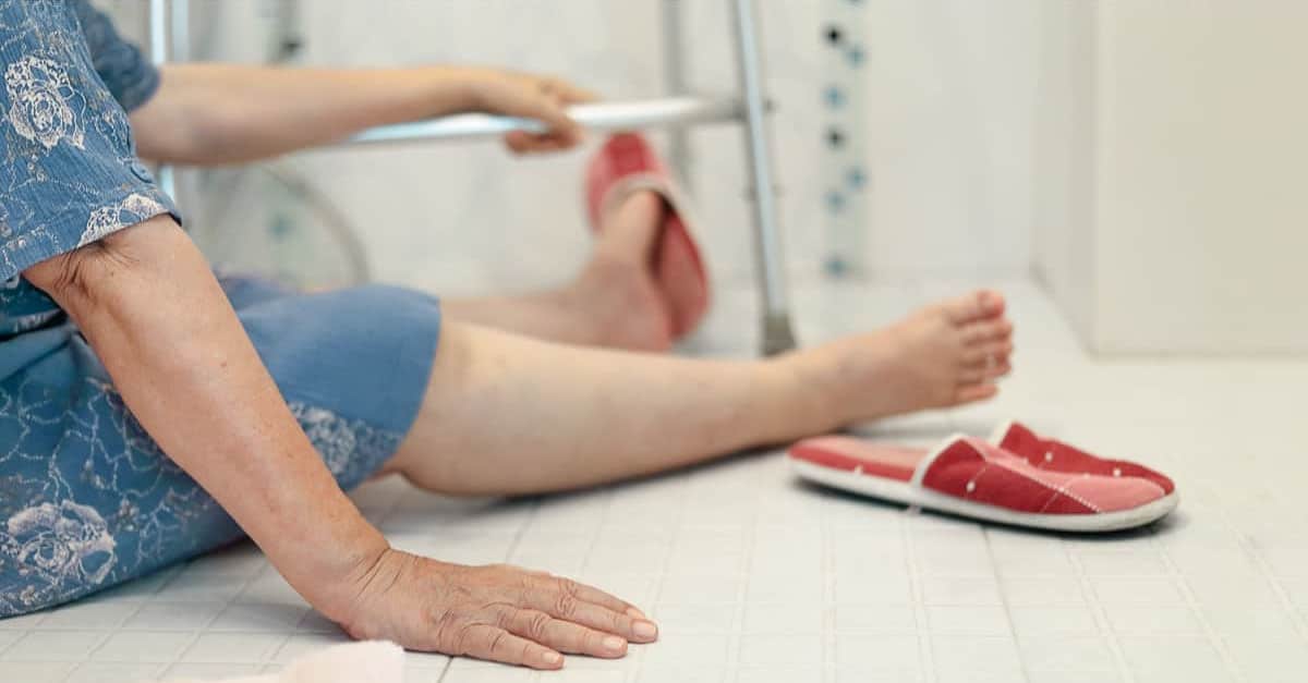 Woman on the Floor Who Has Fallen